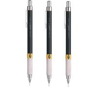 Eryi-- Uni Mitsubishi Pencil - Porte-Mines Premium M552 - Rechargeable - Dessin Technique - Avec Gradation Réglable Et Gomme - Mine Nanodia - Ligne Fine 0,3 Mm - Lot De 3
