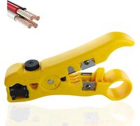 ERYI-Universel Dénudeur De Câbles, Outil De Dénudage, Pince À Dénuder Cutter Outil, Coaxiaux Rg 59/6/7/11 Cat5/6 Pince À Dénuder Utp Coaxial Coax Câble, Pour Câbles Coaxiaux Et De Données 125 Mm