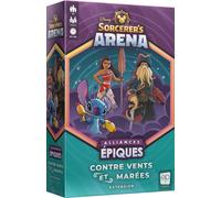 Eryi-Usaopoly Disney Sorcerer's Arena - Epic Alliances - Extension : Contre Vents Et Marées - Jeux De Société - Jeux D'affrontement - Jeux Famille À Partir De 13 Ans - Version Française