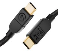 ERYI-Usb-C 3.2 Câble ¿ Transfert De Données À 10 Gbit/S, Alimentation 3 A, Connecteurs Plaqués Or, Nylon Tressé Renforcé, 1,5 M, Compatible Avec Les Mac, Pc, Périphériques De Jeu Et Plus