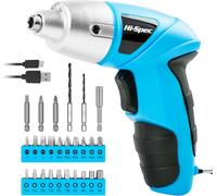 ERYI-Visseuse Sans Fil 3.6V Bleue, Tournevis Electrique Rechargeable Usb 27 Pièces, 23 Embouts,Outils Bricolage Pour Maison Et Bureau