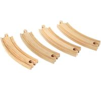 ERYI-World - 33342 - Grands Rails Courbes 170 Mm - Accessoire Pour Circuit De Train En Bois - Jouet Pour Garçons Et Filles À Partir De 3 Ans