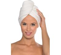 ERYI-Zoe Turban (Sèche Cheveux) - À Partir De La Collection De Bath & Spa¿. 100% Pur Coton, 400 Gf/Sqm. Sentir À L'Aise! Couleur: Ecru
