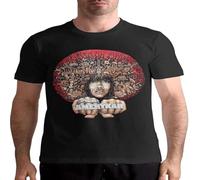 Erykah Badu T T-Shirts à Manches courtess Men's Tops Short Sleeved Round Neck Cotton Tees(Small)