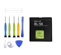 ERYNK BL-5K Batterie de rechange compatible avec Nokia N85 701 C7 N86 8MP ORO X7 Batterie de rechange avec jeu d'outils