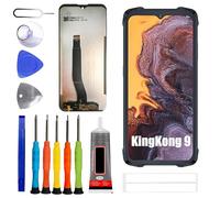 ERYNK Écran LCD pour CUBOT Kingkong 9 (d-hpy F663343) [avec empreintes digitales] [6,58 pouces] écran tactile LCD numériseur avec jeu d'outils