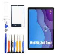 ERYNK Écran LCD pour Lenovo Tab M10 HD Gen 2 [avec empreintes digitales] [10,1 pouces] Écran tactile LCD numériseur avec jeu d'outils