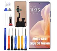 ERYNK Écran LCD pour Motorola Moto G85 / Motorola Edge 50 Fusion [avec empreintes digitales] [6,67 pouces] Écran tactile LCD numériseur avec jeu d'outils