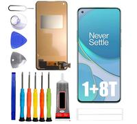 ERYNK Écran LCD pour Oneplus 1+8T KB2001, KB2000, KB2003, KB2005 [Pas de Fonction d'empreinte Digitale] [6.55 zoll] numériseur d'écran Tactile LCD avec kit d'outils