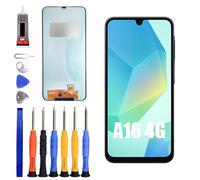 ERYNK Écran LCD pour Samsung Galaxy A16 SM-A165F, SM-A165F/DS, SM-A165M, SM-A165M/DS [Pas de Fonction d'empreinte Digitale] [6.7 zoll] numériseur d'écran Tactile LCD avec kit d'outils