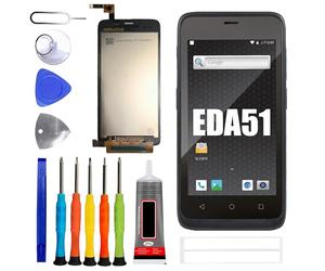 ERYNK Écran OLED pour Honeywell EDA51 [avec empreintes digitales] [5,0 pouces] Écran tactile LCD numériseur avec kit d'outils