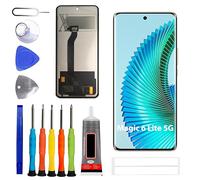 ERYNK Écran TFT pour Honor Magic 6 Lite 5G ALI-NX3 [fonction INo Fingerprint] [6,78 pouces] Écran tactile LCD numériseur avec jeu d'outils