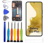 ERYNK Écran TFT pour Samsung Galaxy S22 Plus SM-S906B, SM-S906B/DS, SM-S906U [avec cadre] [fonction INo Fingerprints] [6,6 pouces] Écran tactile LCD numériseur avec jeu d'outils