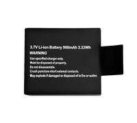 ERYNK SJ4000 Batterie de rechange compatible avec caméra d'action SJC-AM SJ4000 SJ5000 SJ6000 M10 (900 mAh/3,33 Wh, 3,7 V)