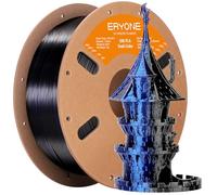 ERYONE Dual Silk PLA Filament 1.75mm, Co-Extrusion PLA Silk Filament for 3D printer +/- 0.03mm, Bicolor Silk Two-One PLA Filament 1 kg/Spool, Silk Midnight Blue & Black
