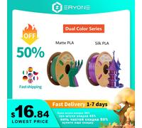ERYONE-Filament 256injPLA pour imprimante 3D FDM, Promotion, Nouveau document touristique, Proxy, 1.75mm ± 0.03, Livraison rapide Matte Black White