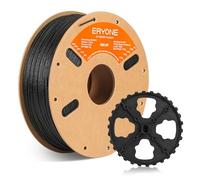 ERYONE Filament ABS en fibre de verre 1.75mm +/- 0.03mm, filament ABS pour impression 3D, bobine de 1 kg, noir