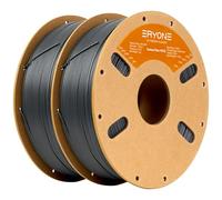 ERYONE Filament en fibre de carbone PETG 1,75 mm +/-0,03 mm, 2 kg de filament PETG CF pour imprimante 3D, 2 kg (1 bobine x 2), gris foncé + gris foncé