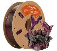 ERYONE Filament PLA arc-en-ciel titane brûlé pour imprimante 3D, 1.75 mm +/-0.03 mm, bobine de 1 kg, Stargazer (rose et noir flash).