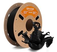 ERYONE Filament PLA Lite 1,75 mm, 1 kg - Filament PLA Lite pour imprimante 3D +/- 0,03 mm - 1 kg/bobine - Noir