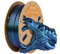 ERYONE Filament PLA Titane Brûlé 1.75 mm +/-0.03 mm pour imprimante 3D, bobine de 1 kg, Bleu