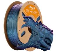 ERYONE Filament PLA Titane Brûlé 1.75 mm +/-0.03 mm pour imprimante 3D, bobine de 1 kg, Bleu Technologique