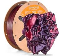 ERYONE High Speed Filament Silk Dual Color 1.75mm +/- 0.03mm, 3D Printing PLA Pro Filament Fit Most FDM Printer, 1kg / Spool, Black & Red