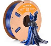 ERYONE High Speed Filament Silk Dual Color PLA 1.75mm +/- 0.03mm, Rapid PLA Filament, 3D Printing Filament, 30-500mm/s Hyper Speed Filament, 1kg (2.2LBS) / Spool, Midnight Blue & Black