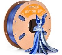ERYONE High Speed Filament Silk Dual Color PLA 1.75mm +/- 0.03mm, Rapid PLA Filament, 3D Printing Filament, 30-500mm/s Hyper Speed Filament, 1kg (2.2LBS) / Spool, Midnight Blue & Silver