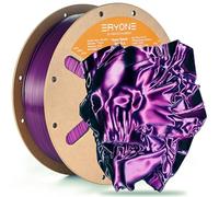 ERYONE High Speed Filament Silk Dual Color PLA 1.75mm +/- 0.03mm, Rapid PLA Filament, 3D Printing Filament, 30-500mm/s Hyper Speed Filament, 1kg (2.2LBS) / Spool, Purple & Black
