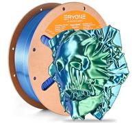 ERYONE High Speed Filament Silk Dual Color PLA 1.75mm +/- 0.03mm, Rapid PLA Filament, 3D Printing Filament, 30-500mm/s Hyper Speed Filament, 1kg (2.2LBS) / Spool, Blue & Green