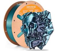 ERYONE High Speed Filament Silk Dual Color PLA 1.75mm +/- 0.03mm, Rapid PLA Filament, 3D Printing Filament, 30-500mm/s Hyper Speed Filament, 1kg (2.2LBS) / Spool, Emerald Green & Black