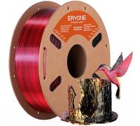 ERYONE High Speed Filament Silk Tricolor PLA 1.75mm +/- 0.03mm, Rapid PLA Filament, 3D Printing Filament, 30-500mm/s Hyper Speed Filament, 1kg (2.2LBS) / Spool, Red Gold Black