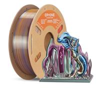 ERYONE High Speed Silk Quadruple Color PLA Filament for 3D Printer 1.75mm +/- 0.03mm, Hyper Speed Coextrusion Filament PLA Shiny 1kg, Splendid Quartet (Red & Yellow & Blue & Green)