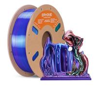 ERYONE High Speed Silk Quadruple Color PLA Filament for 3D Printer 1.75mm +/- 0.03mm, Hyper Speed Coextrusion Filament PLA Shiny 1kg, Evil Pool(Purple & Red & Green & Blue)