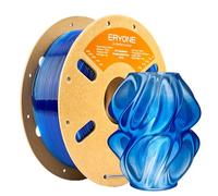 ERYONE High Speed Translucent Gradient PETG Filament 1.75mm +/- 0.03mm, 3D Printing Filament Up to 600mm/s, 1kg(2.2LBS)/Spool, for Artistic Creations & Home Decor, Dark Blue & Transparent