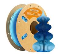 ERYONE Matte PLA Filament 1.75mm, 3D Printer Matte Filament, +/-0.03mm, 1kg/Spool, Multicoloured Rainbow PLA,Gradient Glacier