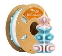 ERYONE Matte PLA Filament 1.75mm, 3D Printer Matte Filament, +/-0.03mm, 1kg/Spool, Multicoloured Rainbow PLA,Gradient Cotton Candy