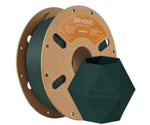 ERYONE Matte PLA Filament 1.75mm, PLA Matte Filament for 3D Printer, +/-0.03mm, 1KG/Spool, Matte Black Forest Green