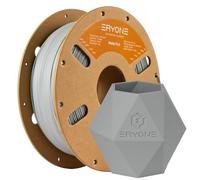 ERYONE Matte PLA Filament 1.75mm, PLA Matte Filament for 3D Printer, +/-0.03mm, 1KG/Spool, Matte Gray