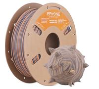 ERYONE Matte Twist PLA Filament 1.75mm,3D Printer Filament PLA Matte +/-0.03mm, 1kg(2.2lbs)/Spool,Fast Color Change Matte Multicolored Rainbow PLA, Matte Rock PLA Totem Carving