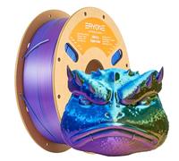 ERYONE PLA Silk Filament 1.75mm, Imprimante 3D Filament PLA 0.03mm, 1g/Spool, Tricolore Silk PLA Silk Gold, Bleu, Violet