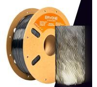 ERYONE Rapid PETG Filament 1.75mm +/- 0.03mm, High Speed 30-500mm/s 3D Printing Filament, Hyper Speed Translucent PETG, 1kg (2.2LBS) / Spool, Transparent Gray