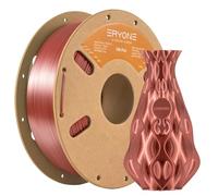 ERYONE Silk PLA Filament 1.75 mm, Filament PLA pour imprimante 3D, 0,03 mm, 1 kg/Bobine, Cuivre Rouge