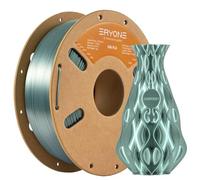 ERYONE Silk PLA Filament 1.75 mm, Filament PLA pour imprimante 3D, +/- 0,03 mm, 1 kg/Bobine, Vert émeraude