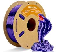 ERYONE Silk PLA Filament 1.75mm, PLA Silk Filament for 3D Printers, 1.75mm +/- 0.03 mm, 1kg /spool, Dark Purple