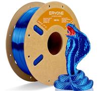 ERYONE Silk PLA Filament 1.75mm, PLA Silk Filament for 3D Printers, 1.75mm +/- 0.03mm, 1kg /spool, Royal Blue