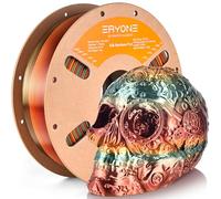 ERYONE Silk Rainbow PLA Filament, 3D Printer PLA Filament, Fast Color Change Rainbow PLA 1.75mm, +/-0.03mm, 1kg/Spool, Steampunk Rainbow