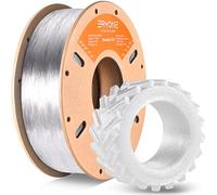ERYONE TPU Filament 1.75mm, 3D Drucker Filament TPU 1kg 1 Spool, +/-0.05mm, 95A, Transparent