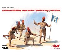 Érythrée Battalions Of Italien Colonial Army 1939-1940 4 Figurines 1:3 5 Model